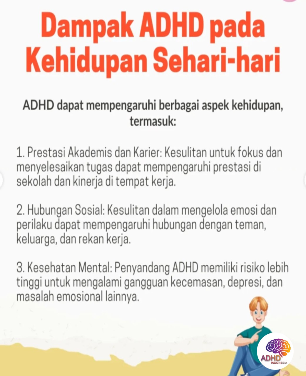 ADHD dan Hubungan Sosial Anak di Lingkungan Sekolah di Kota Pekanbaru