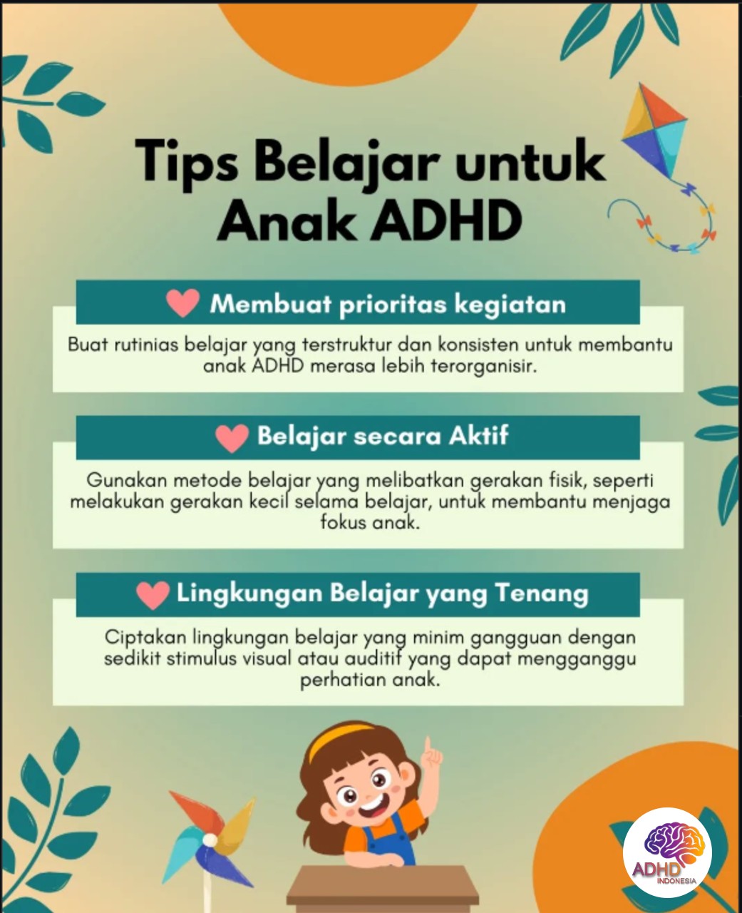 Strategi Belajar yang Cocok untuk Anak ADHD di Kota Pekanbaru